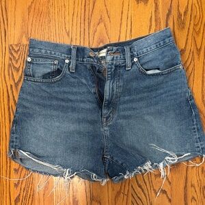 Madewell Mom Jean Shorts